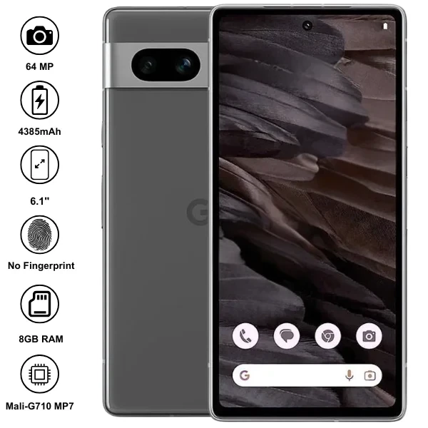 Google Pixel 7a smartphone, available at Mobitel UK